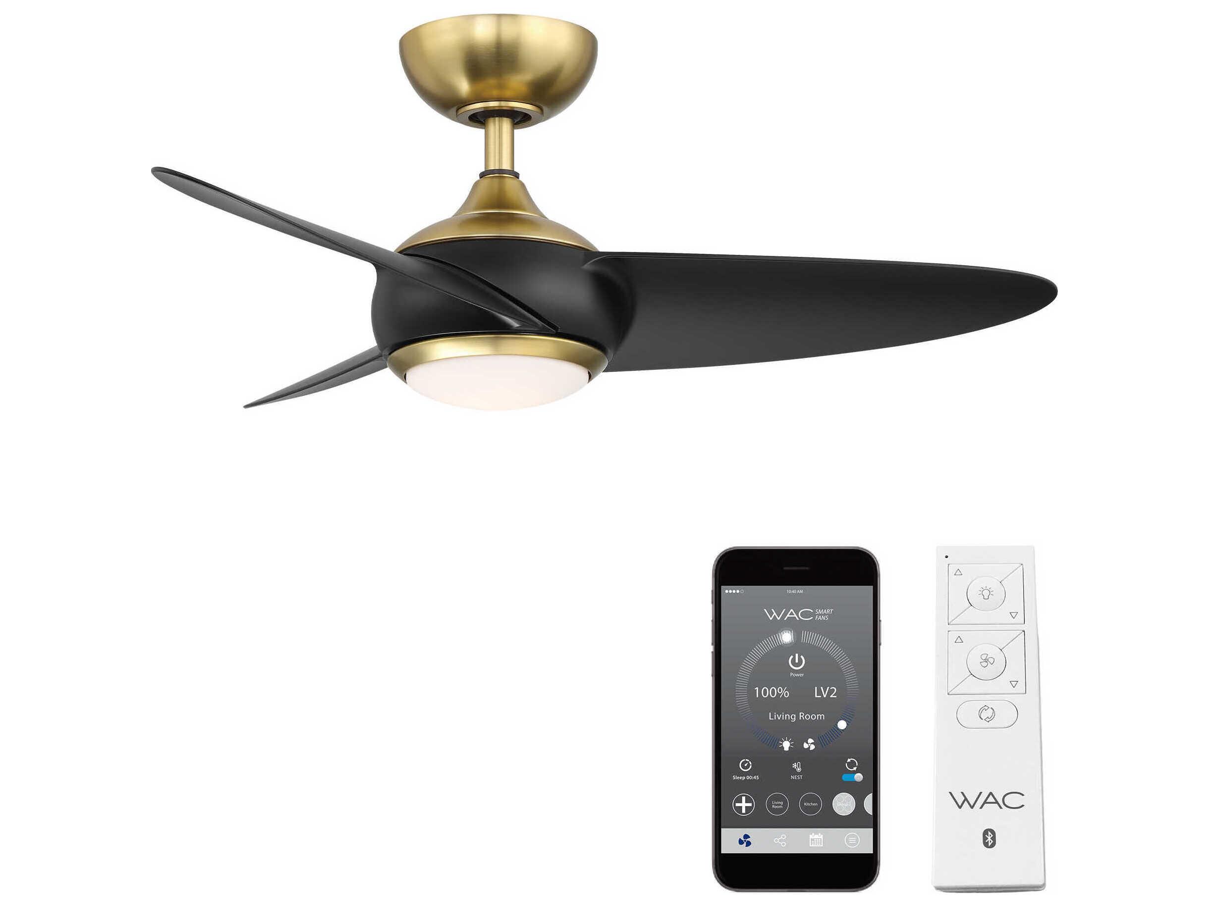WAC Lighting Loft 38" LED Ceiling Fan