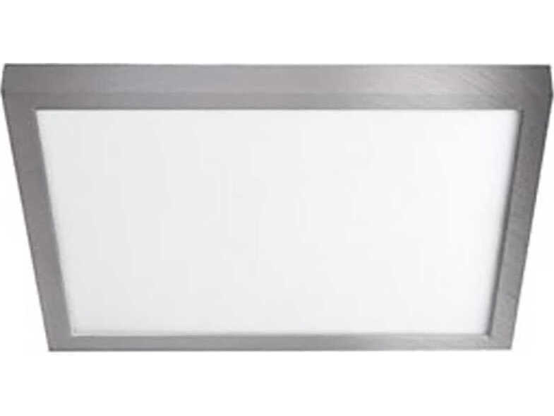 WAC Lighting Square 1-Light Brushed Nickel Flush Mount