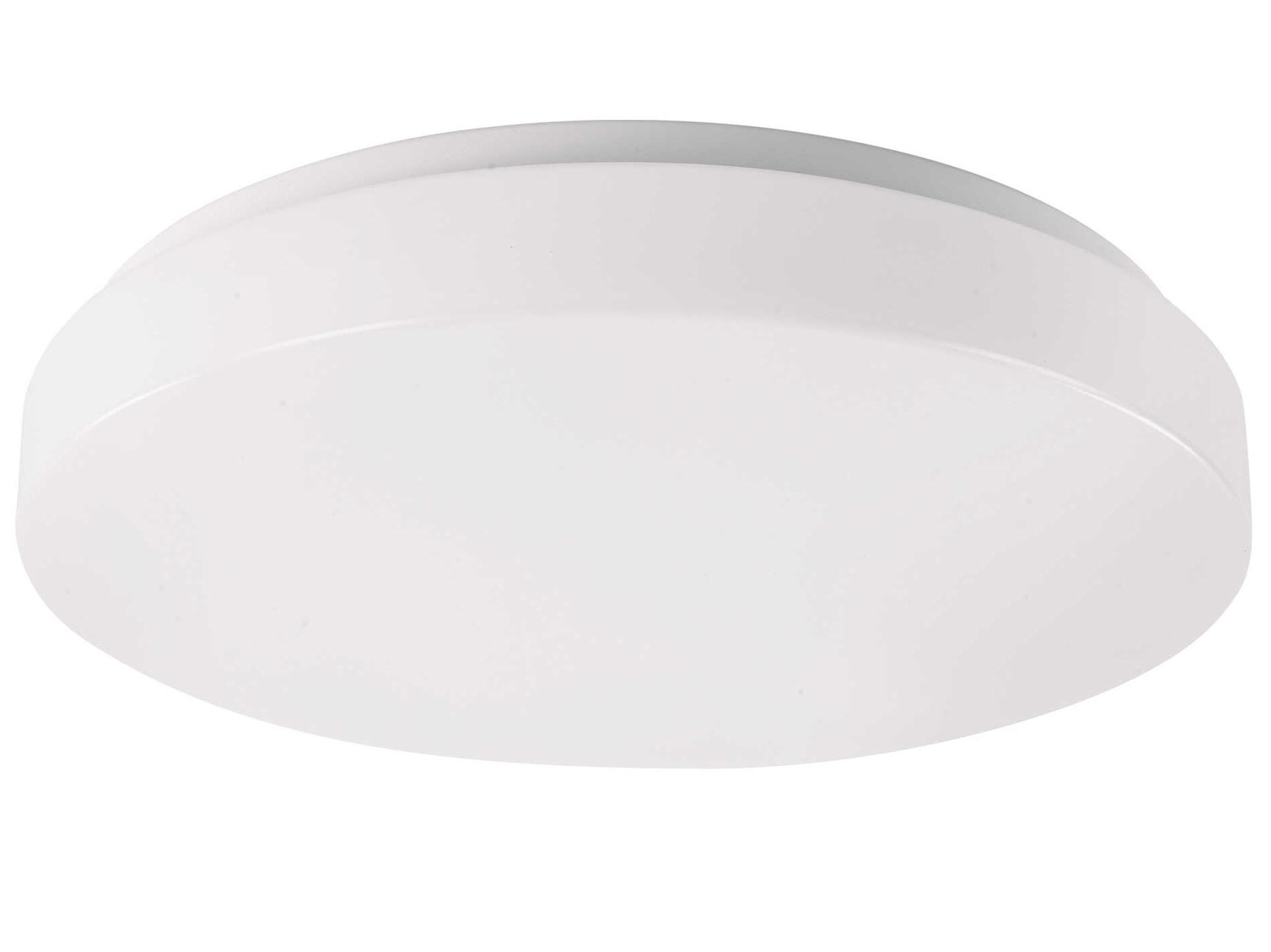 WAC Lighting Blo 1-Light White LED Drum Flush Mount