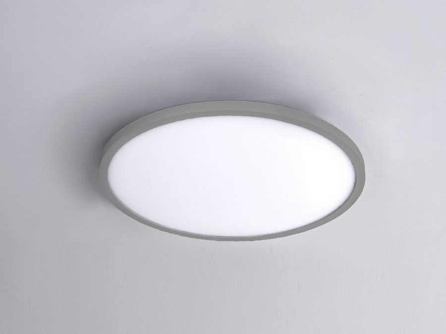 WAC Lighting Round 1-Light Brushed Nickel LED Flush Mount