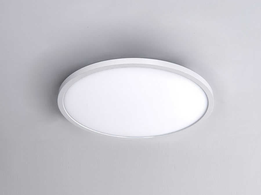 WAC Lighting Round 1-Light White LED Flush Mount