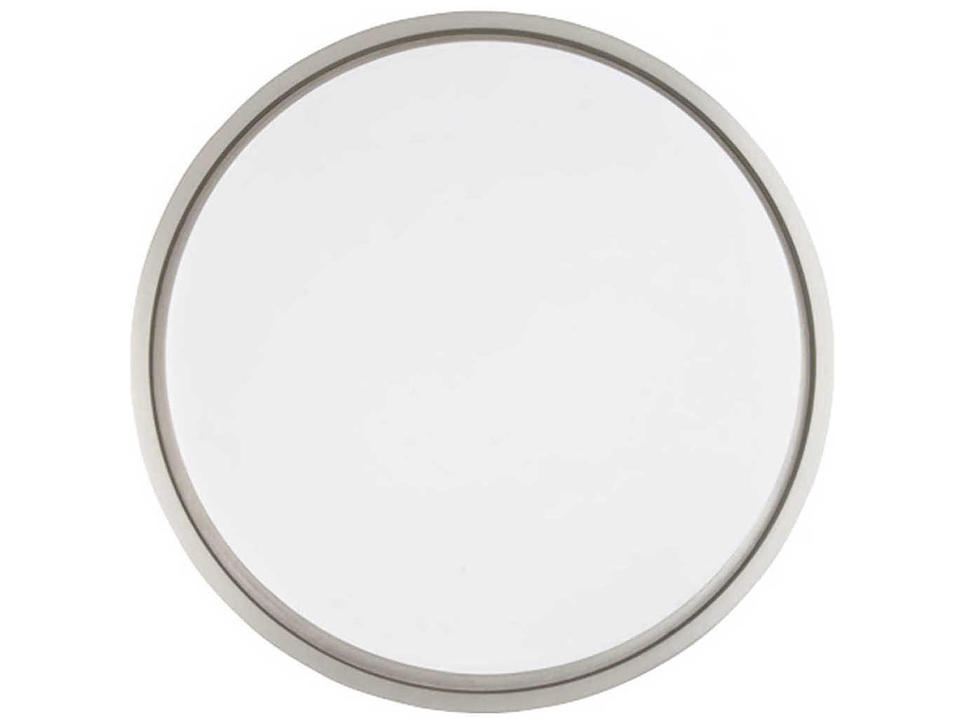 WAC Lighting Lithium 1-Light Brushed Nickel LED Round Flush Mount