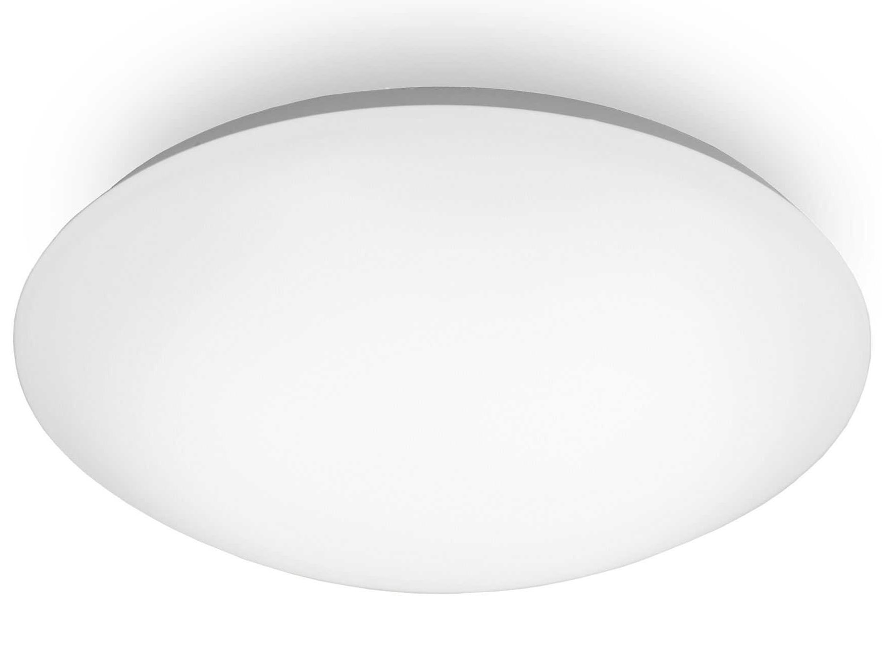 WAC Lighting Glo 1-Light White LED Bowl Flush Mount