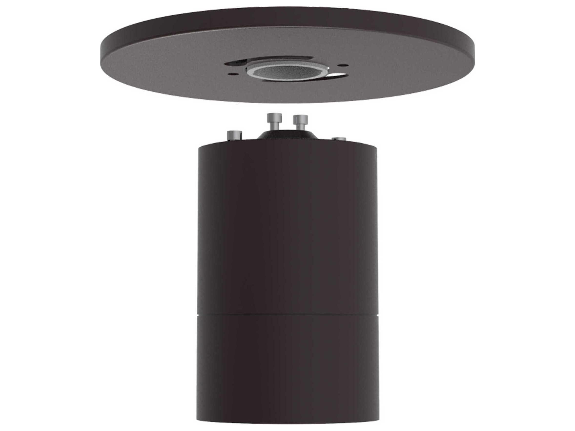 WAC Lighting Twist-N-Lite 1-Light Black Flush Mount