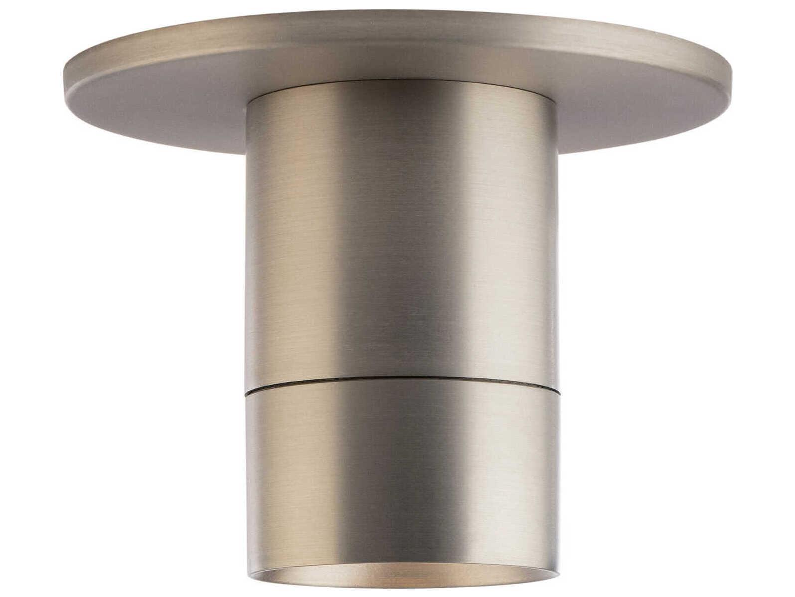 WAC Lighting Twist-N-Lite 1-Light Brushed Nickel Flush Mount