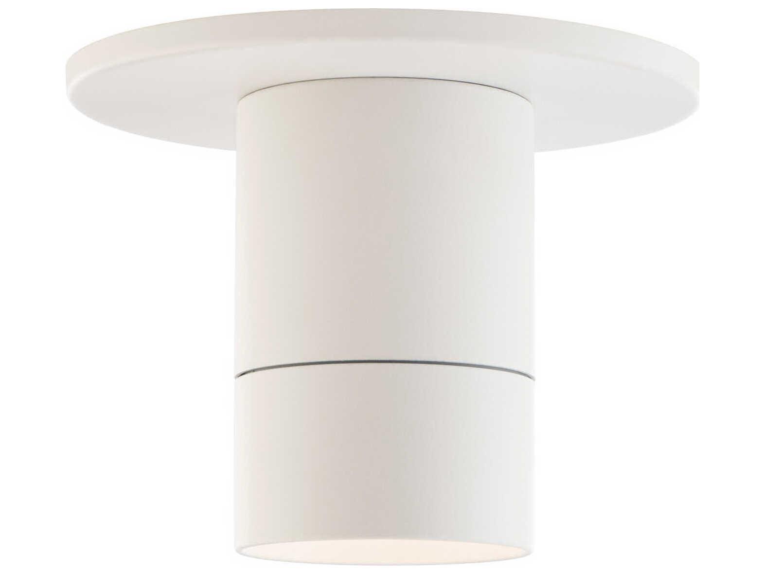 WAC Lighting Twist-N-Lite 1-Light White Flush Mount