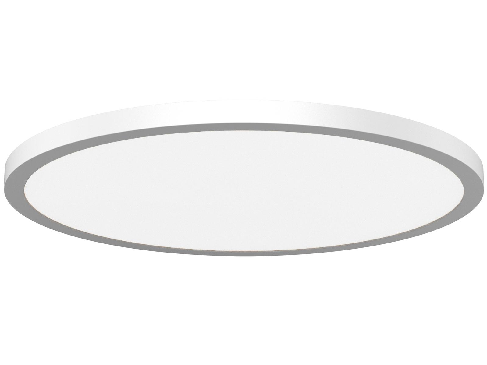 WAC Lighting Round 1-Light White Flush Mount
