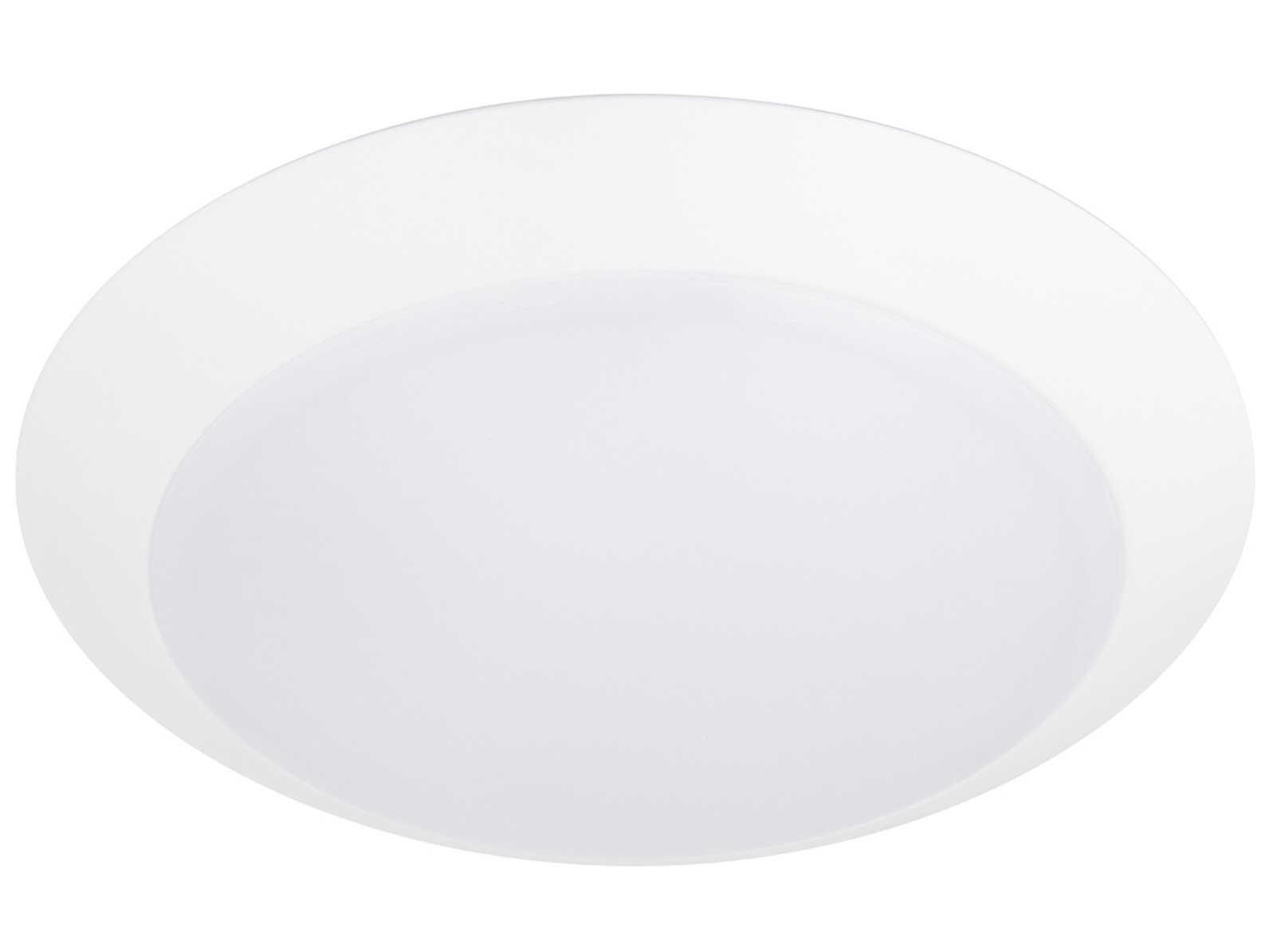 WAC Lighting Disc 1-Light White Flush Mount