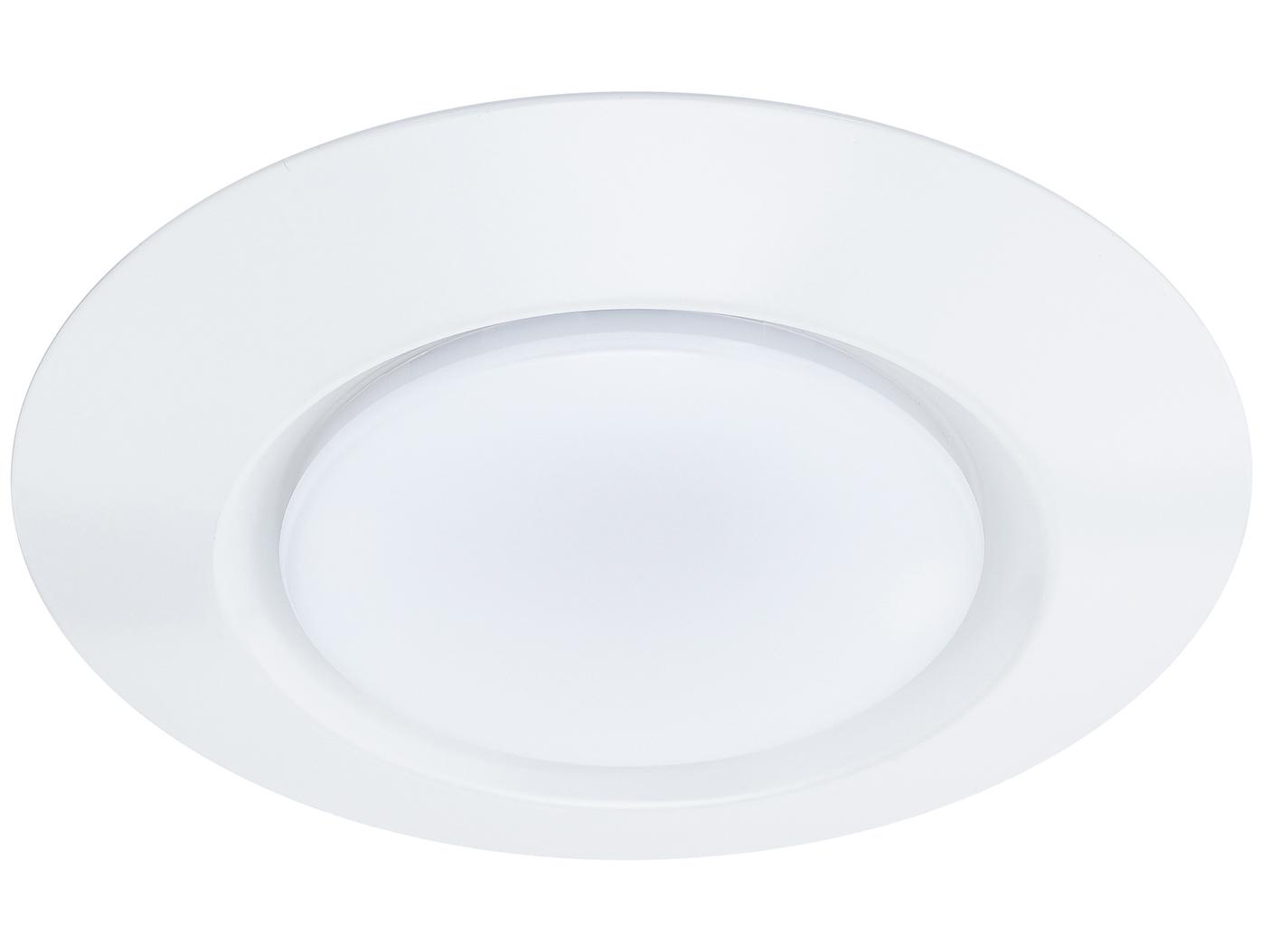 WAC Lighting I Cant Believe Its Not Recessed 1-Light White Round Flush Mount