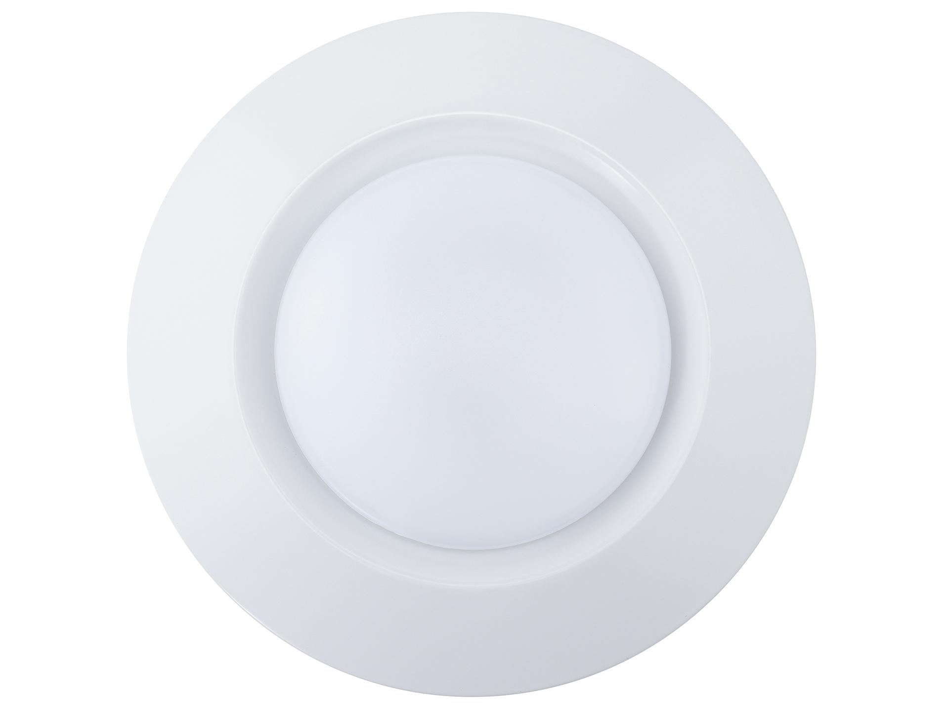 WAC Lighting I Cant Believe Its Not Recessed 1-Light White Round Flush Mount