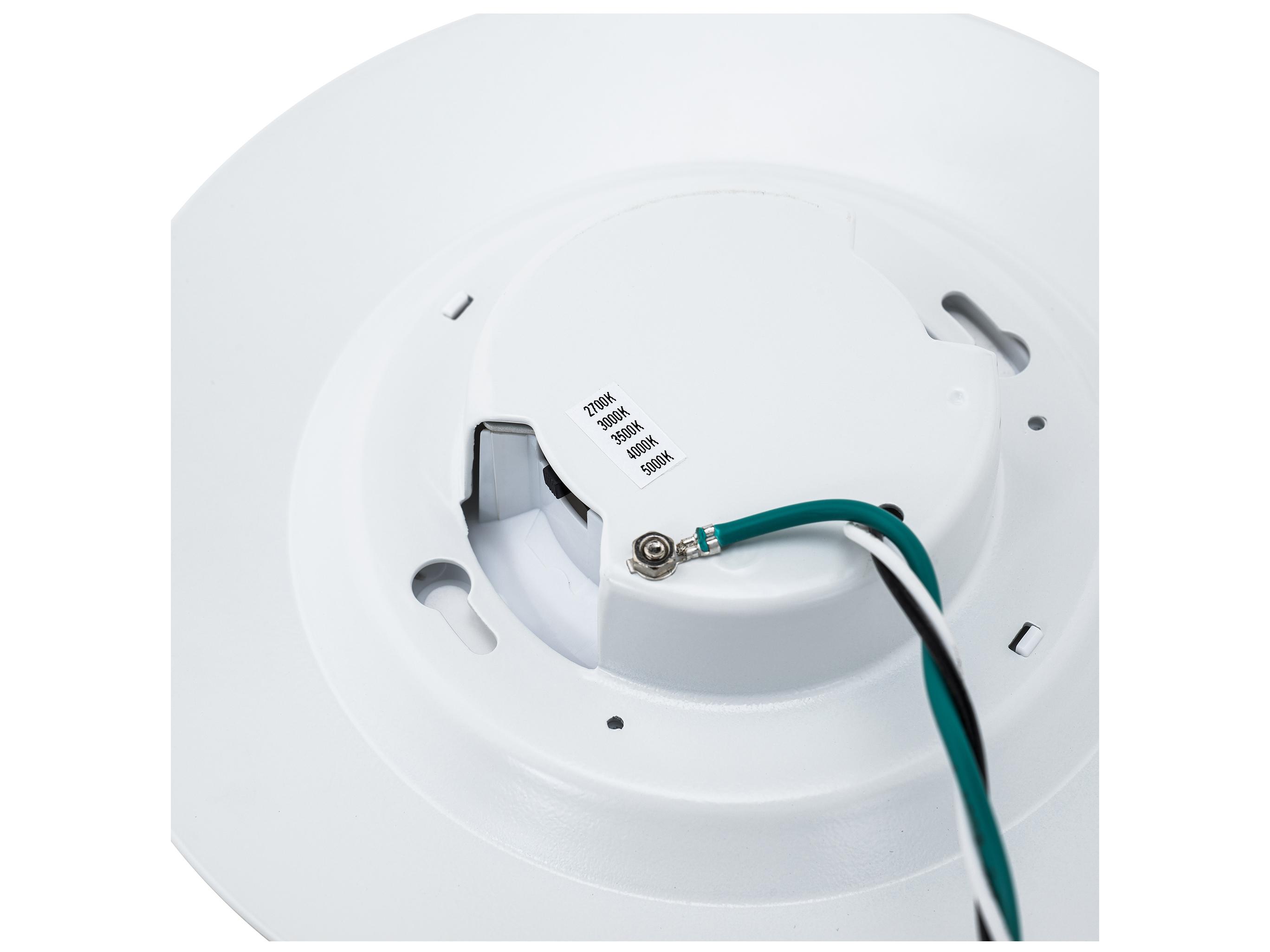 WAC Lighting I Cant Believe Its Not Recessed 1-Light White Round Flush Mount