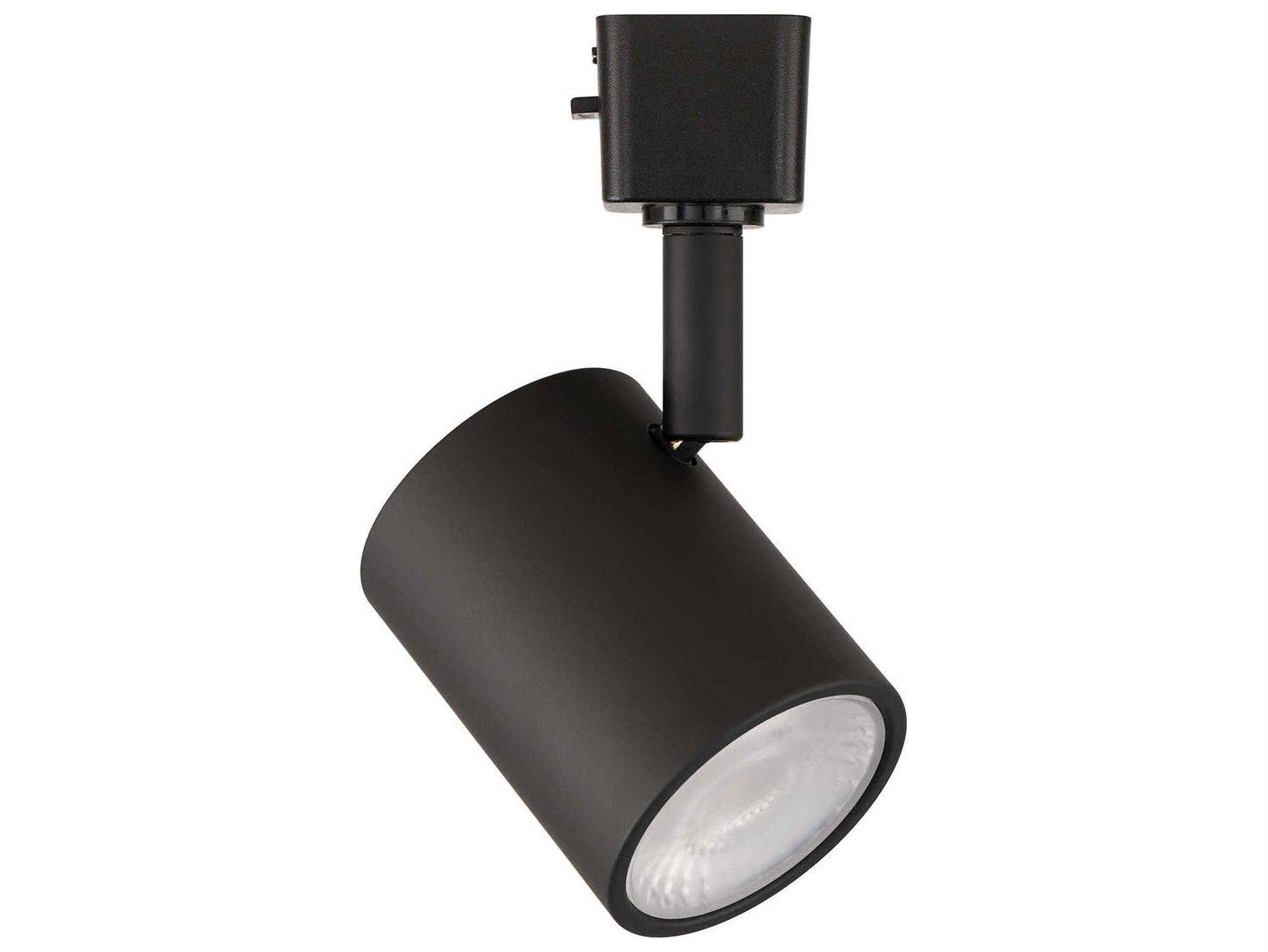 WAC Lighting Charge 1-Light Black Cylinder Spot Light