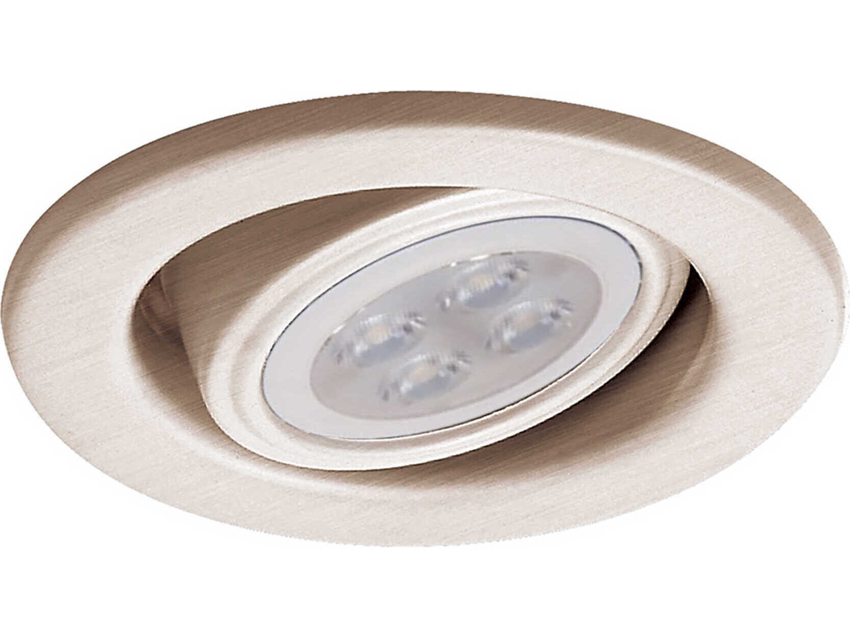 WAC Lighting 1-Light Brushed Nickel Round Recessed Light