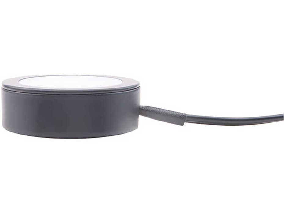 WAC Lighting Line Voltage Puck with Single 6" Lead Wire and 6ft Power Cord with Roll Switch