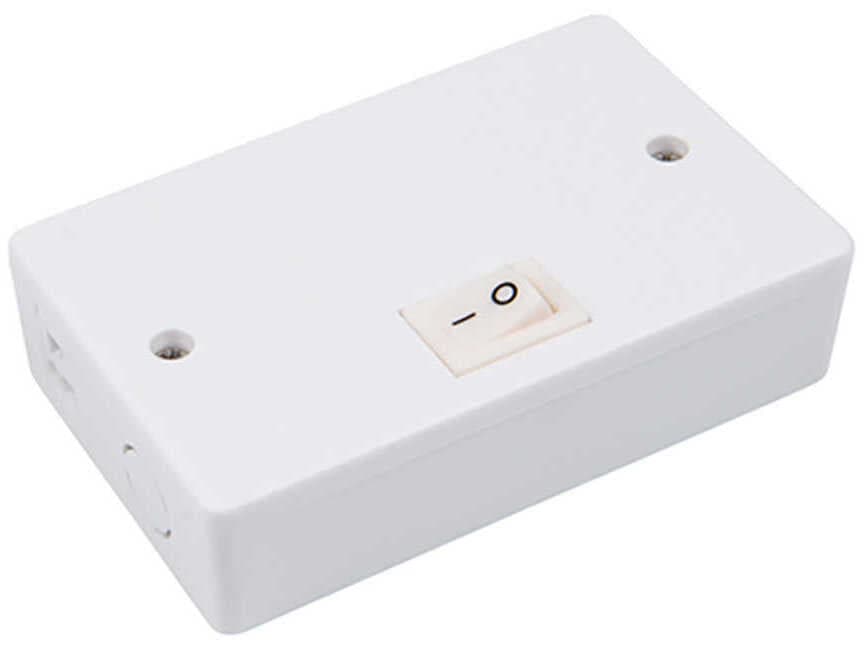 WAC Lighting Line Voltage Puck Hardwired Box with On/Off Switch
