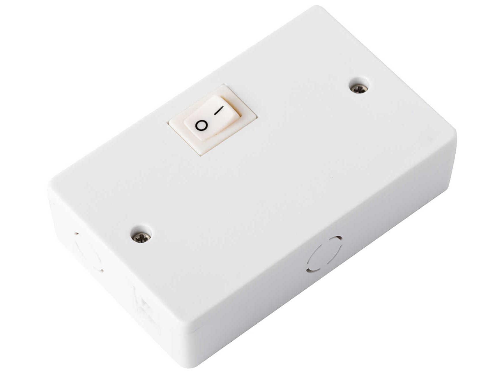 WAC Lighting Line Voltage Puck Hardwired Box with On/Off Switch