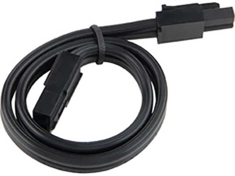 WAC Lighting Line Voltage Puck Black Extension Joiner Cable