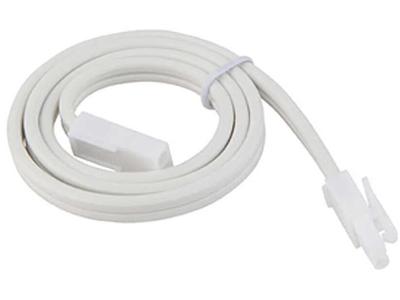 WAC Lighting Line Voltage Puck White Extension Joiner Cable