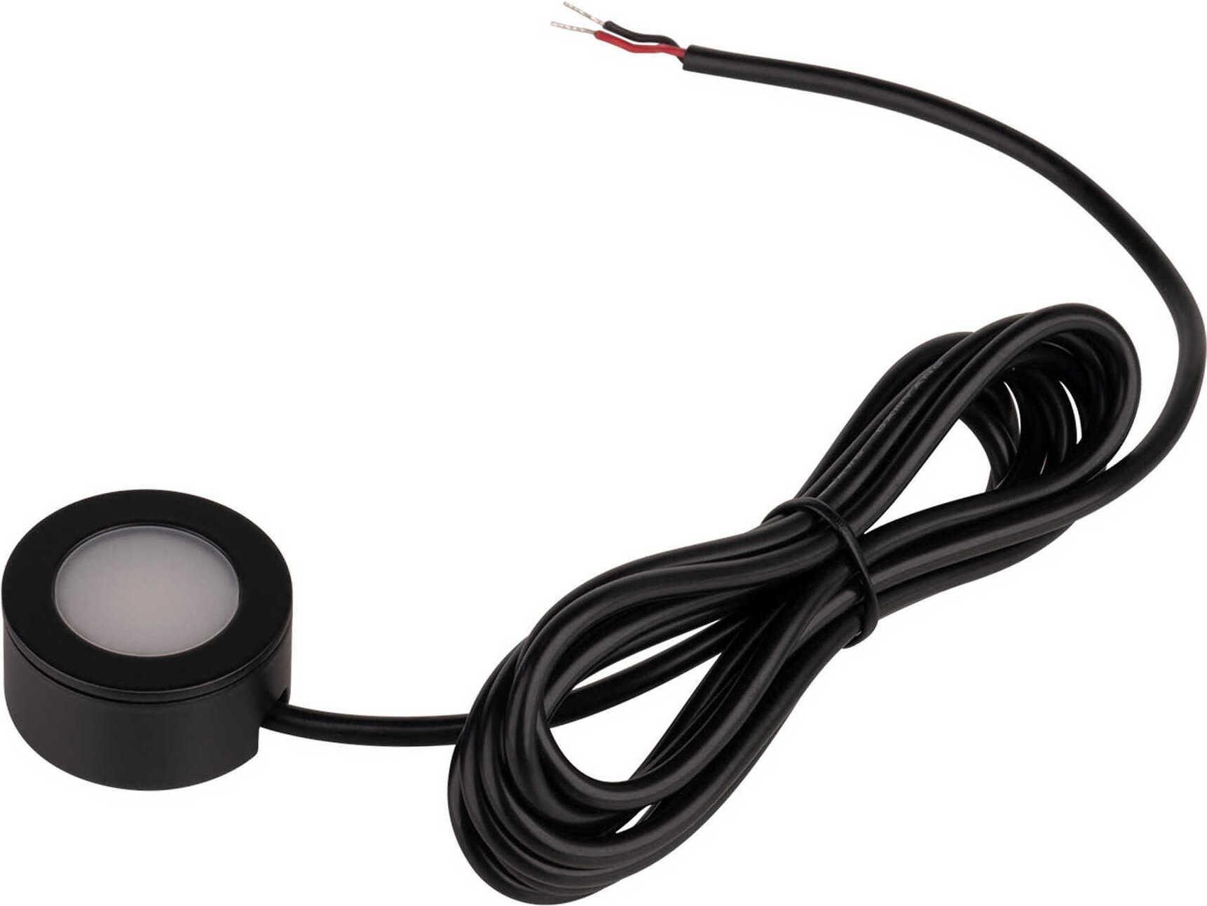 WAC Lighting Mini Puck Black 3000K Under Cabinet Light