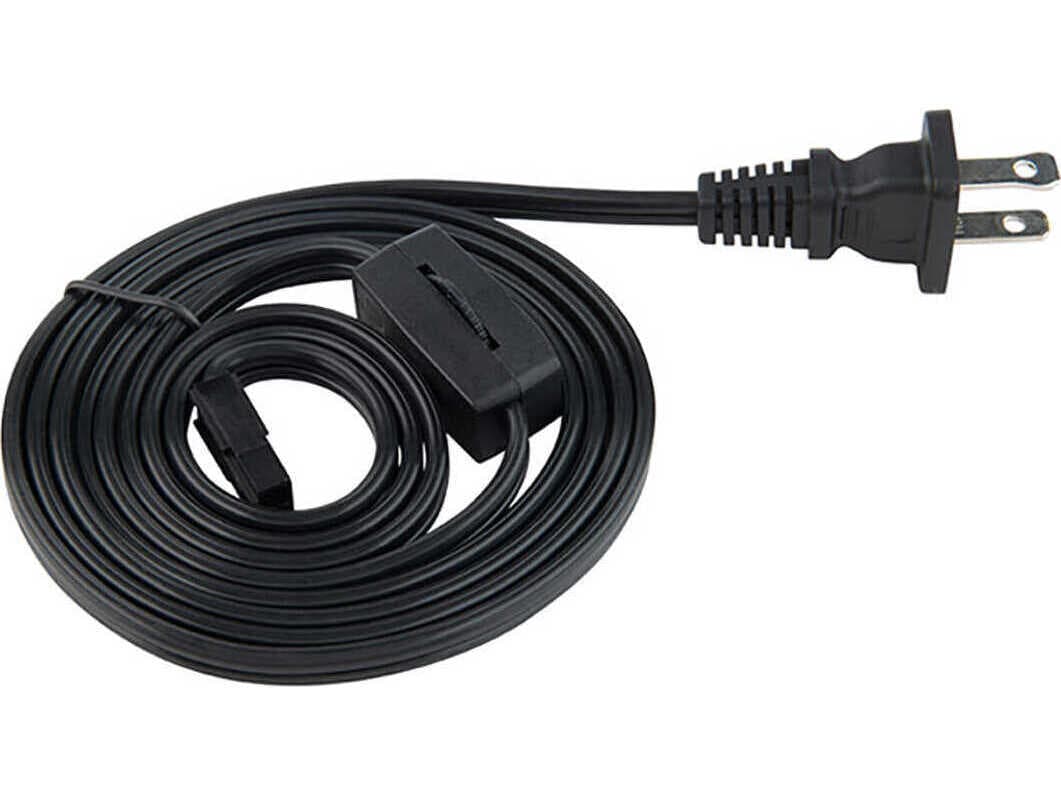 WAC Lighting Line Voltage Puck 6ft Power Cord with Roll Switch