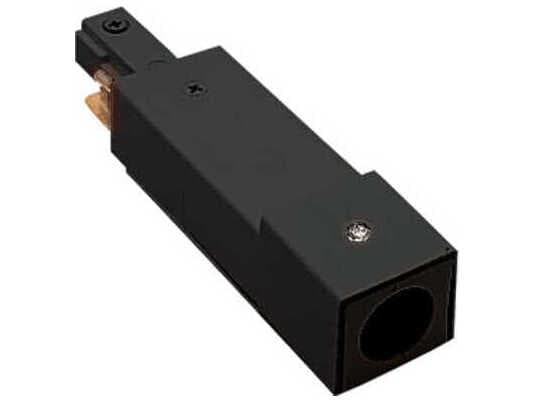WAC Lighting Black Live End BX Connector for 2-Circuit J-Track