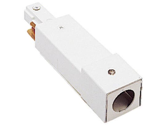 WAC Lighting White Live End BX Connector for 2-Circuit J-Track