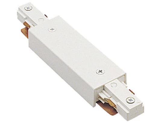 WAC Lighting White Power Feedable I Connector for 2-Circuit J-Track