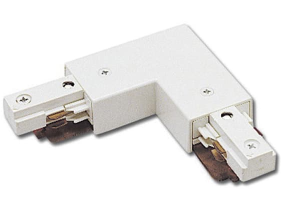 WAC Lighting White Right L Connector for 2-Circuit J-Track