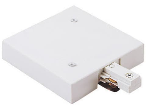 WAC Lighting White Drop Ceiling Live End Feed for 2-Circuit J-Track