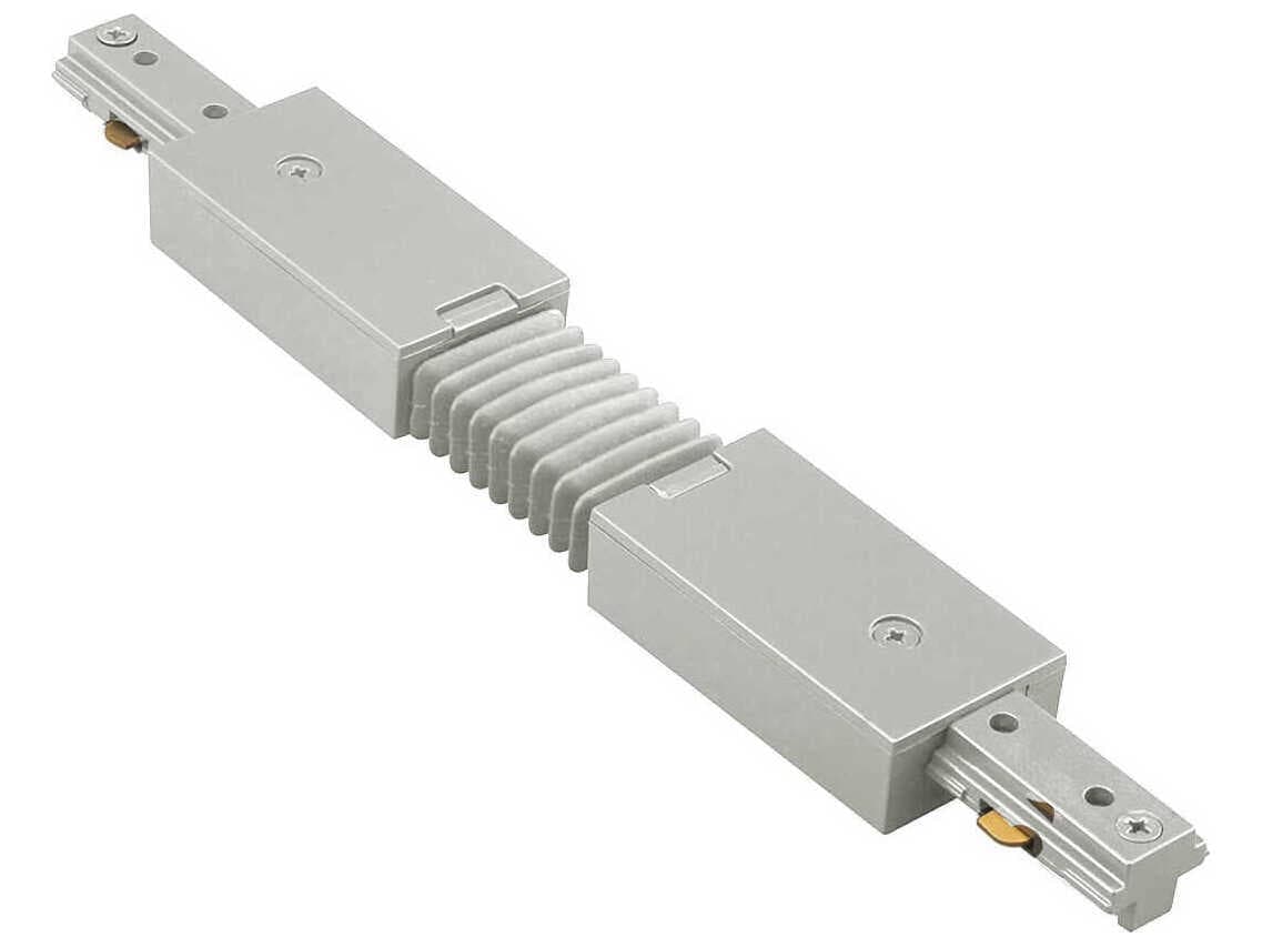 WAC Lighting Brushed Nickel Flexible Track Connector for J-Track