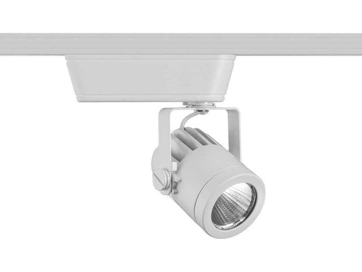 WAC Lighting Precision 1-Light White Cylinder Track Head