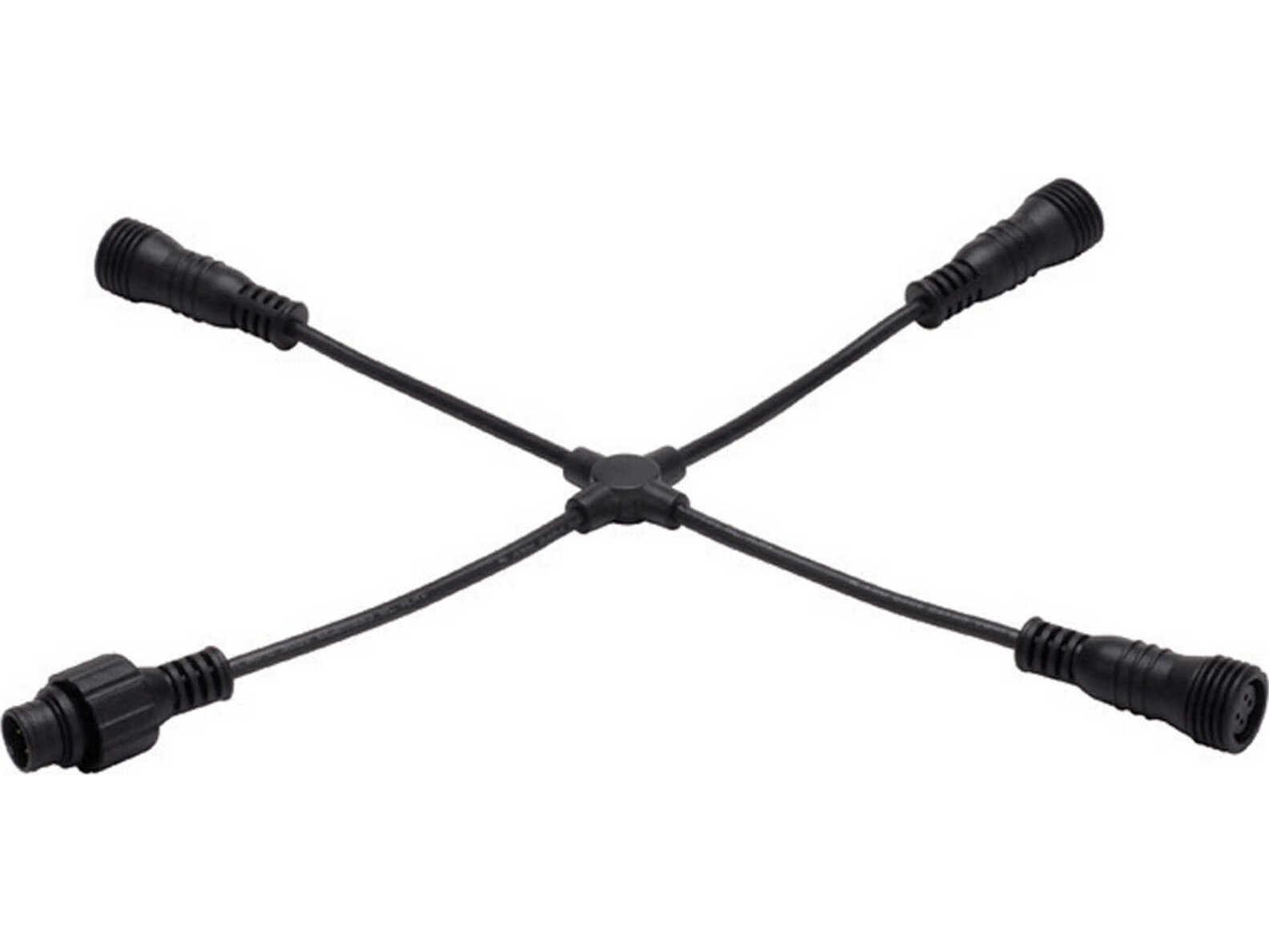 WAC Lighting 4-Way X-Connector for RGB Strip Light