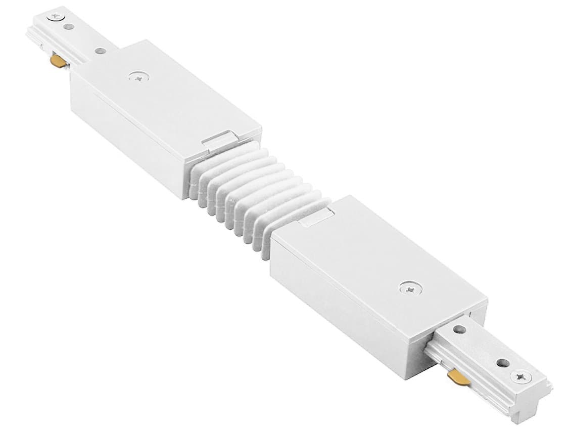 WAC Lighting White Flexible Track Connector for L-Track