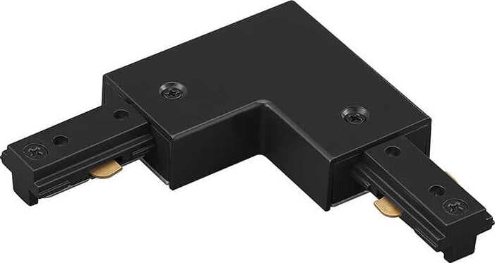 WAC Lighting Black Left L Connector for L-Track