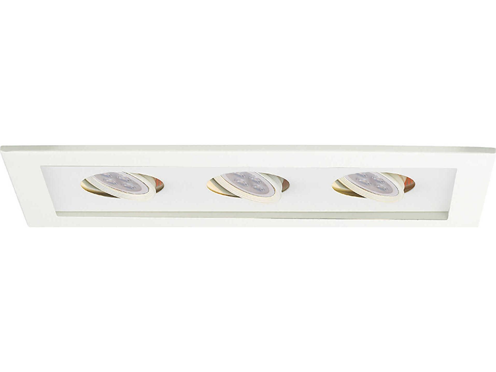 WAC Lighting 3-Light White Recessed Light