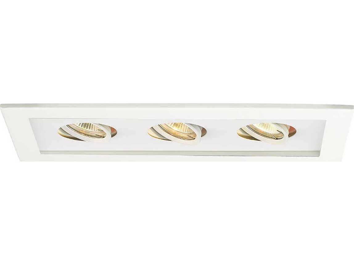 WAC Lighting 3-Light White Recessed Light