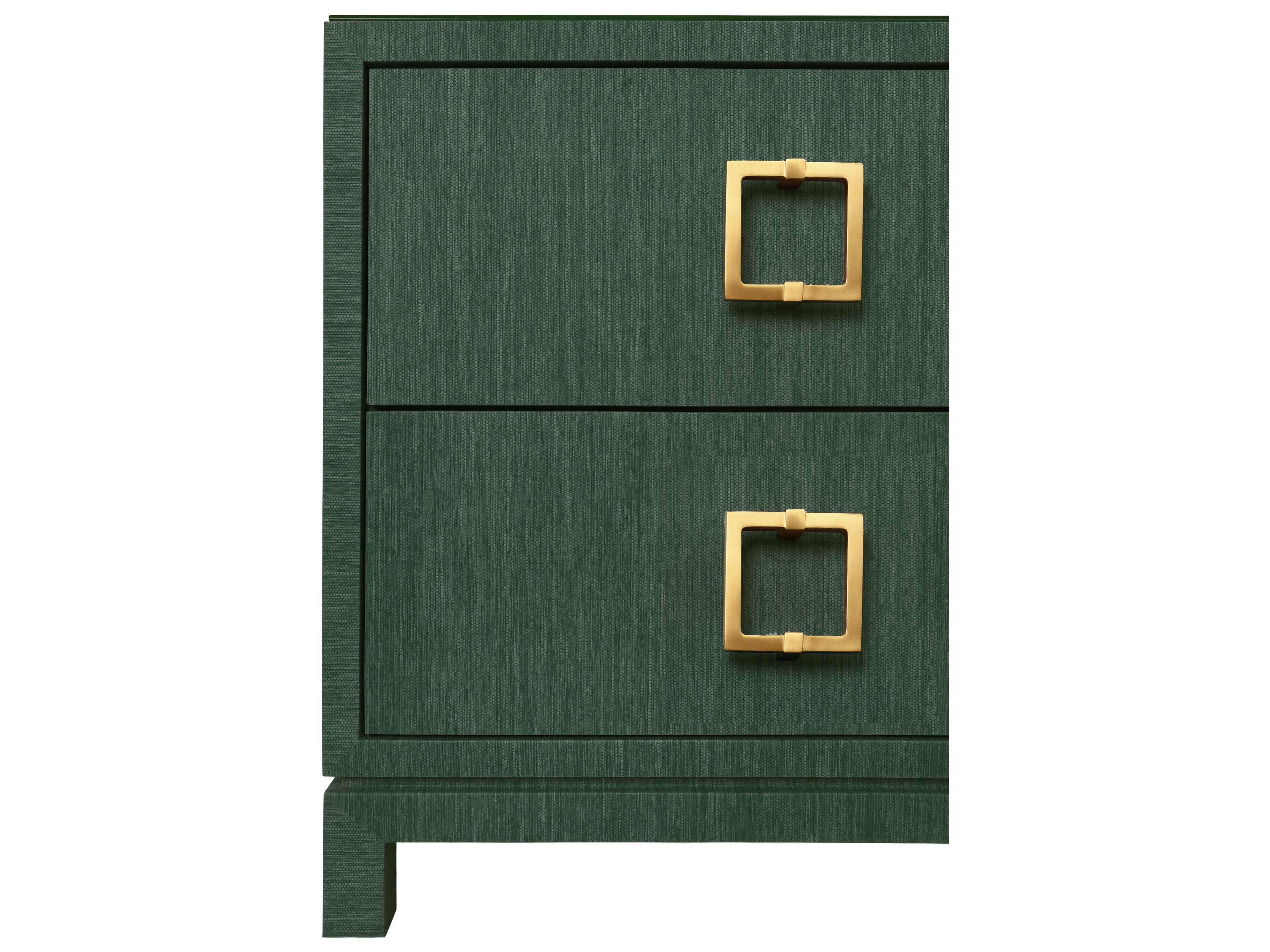 Worlds Away Rectangular Glass End Table