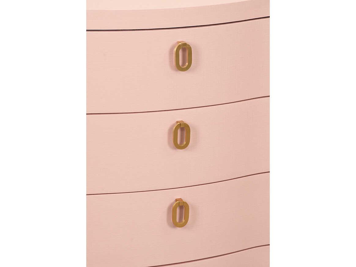 Worlds Away Cora Pink Accent Chest