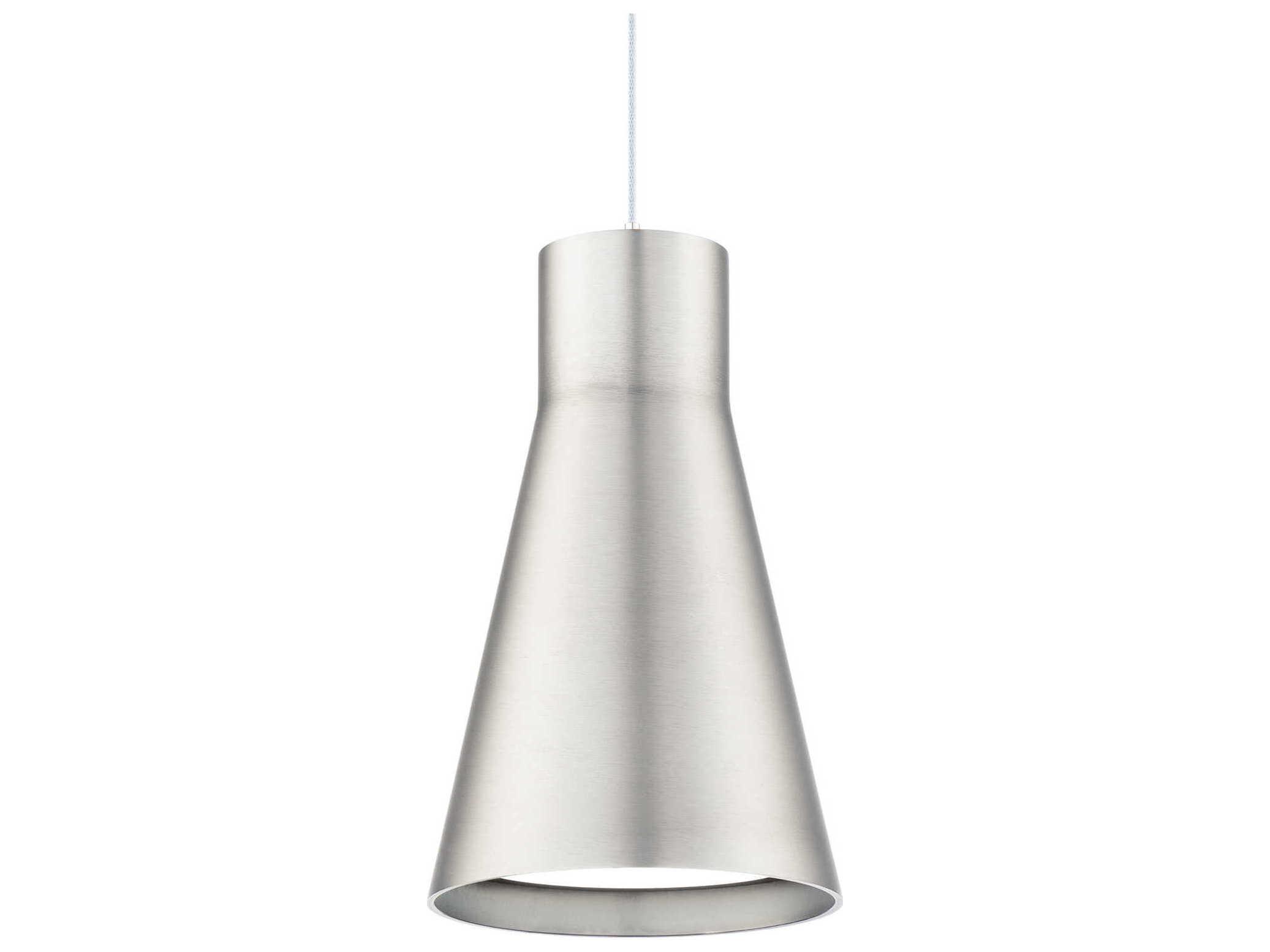 WAC Lighting Twist-N-Lite 1-Light Brushed Nickel Mini Pendant