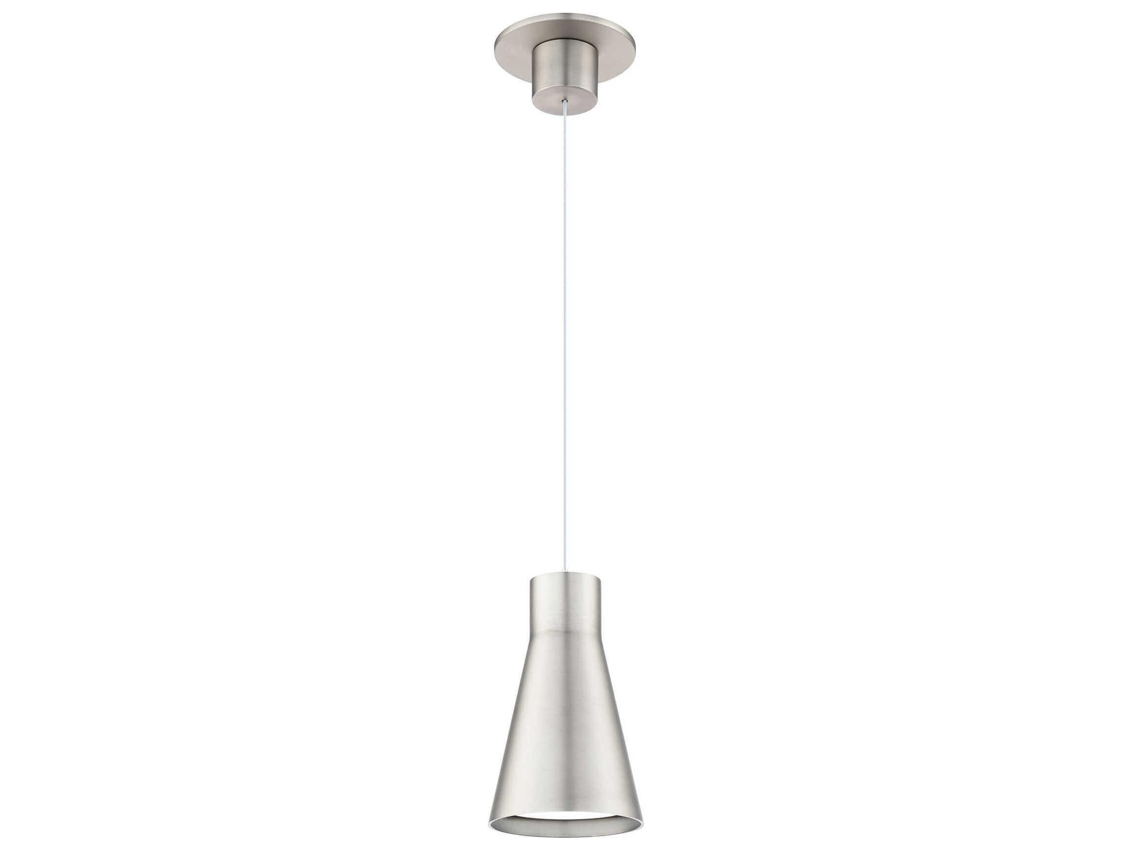 WAC Lighting Twist-N-Lite 1-Light Brushed Nickel Mini Pendant