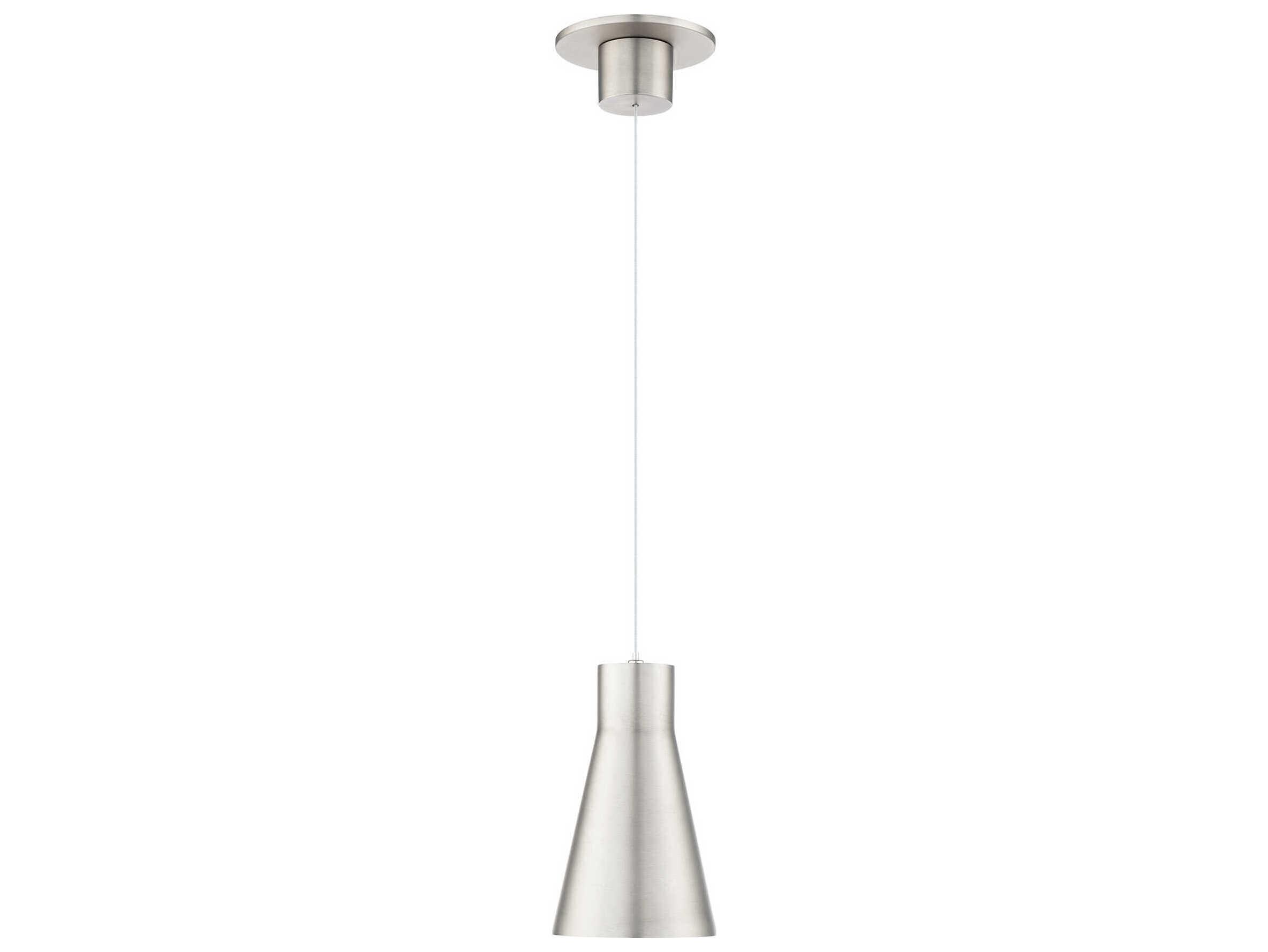 WAC Lighting Twist-N-Lite 1-Light Brushed Nickel Mini Pendant