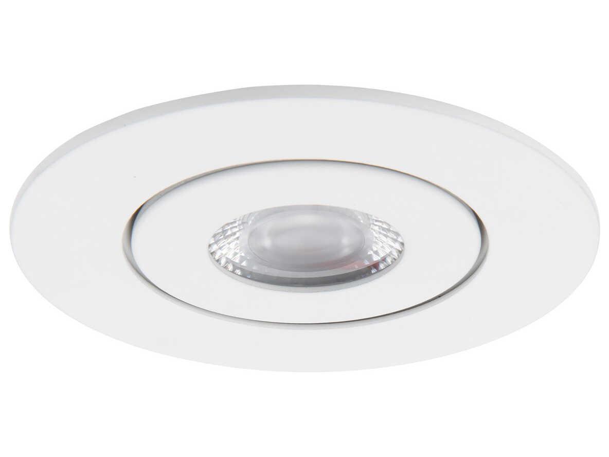 WAC Lighting Lotos 1-Light White LED Round Recessed Light