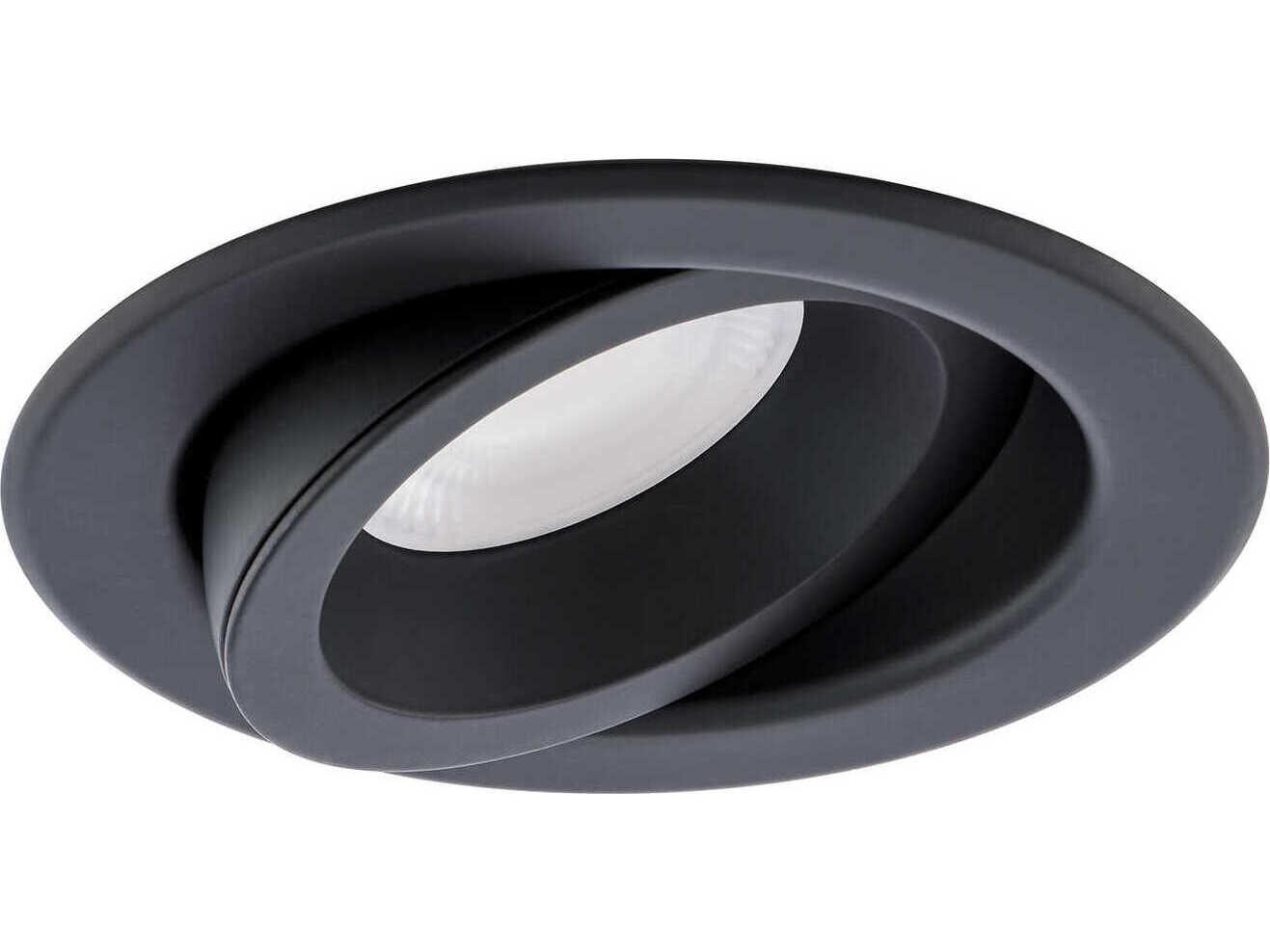 WAC Lighting Lotos 1-Light Black Round Recessed Light