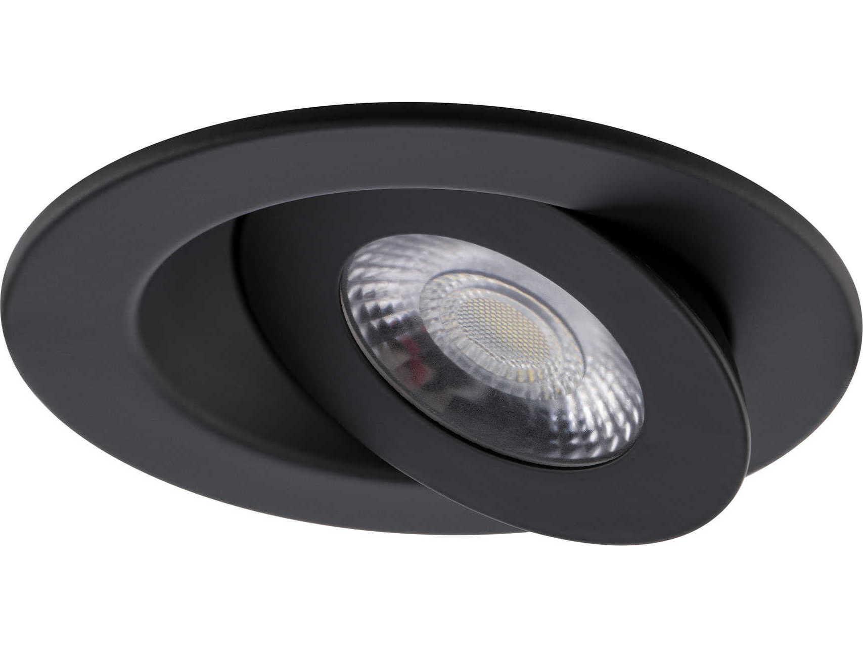 WAC Lighting Lotos 1-Light Black Round Recessed Light
