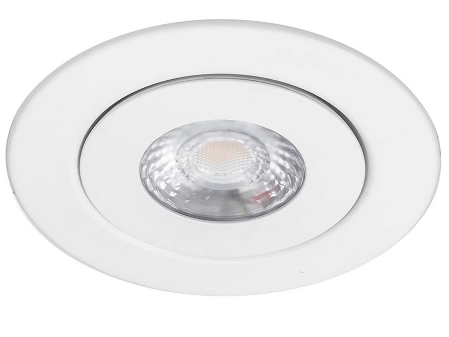 WAC Lighting Lotos 1-Light White LED Round Recessed Light