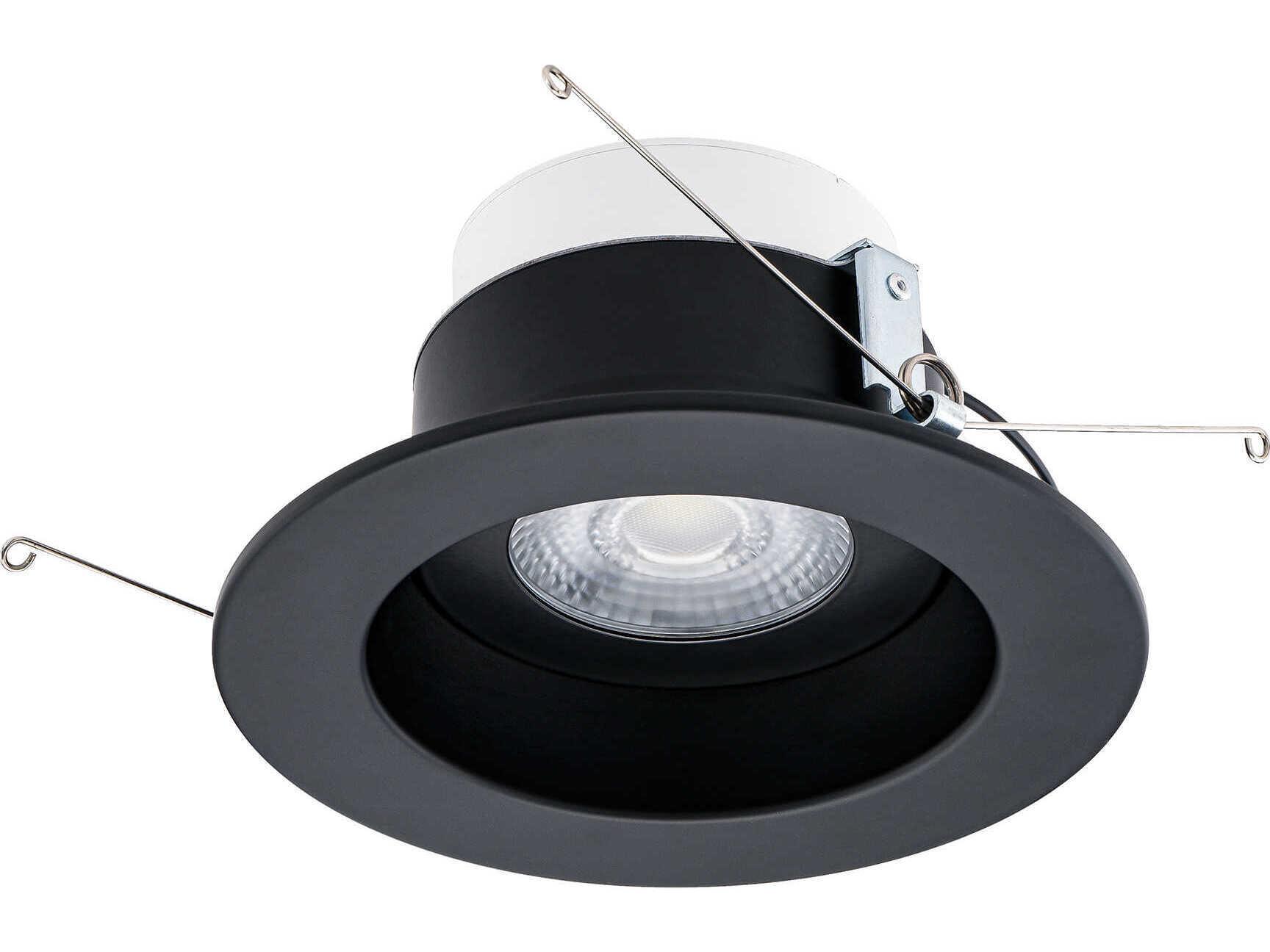 WAC Lighting Lotos 1-Light Black Round Recessed Light