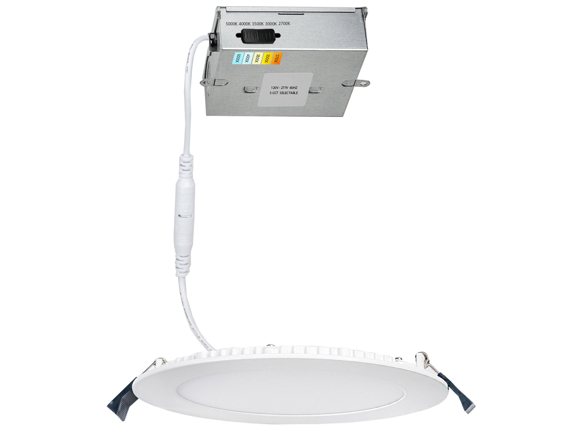 WAC Lighting Lotos 1-Light White LED Round Recessed Light