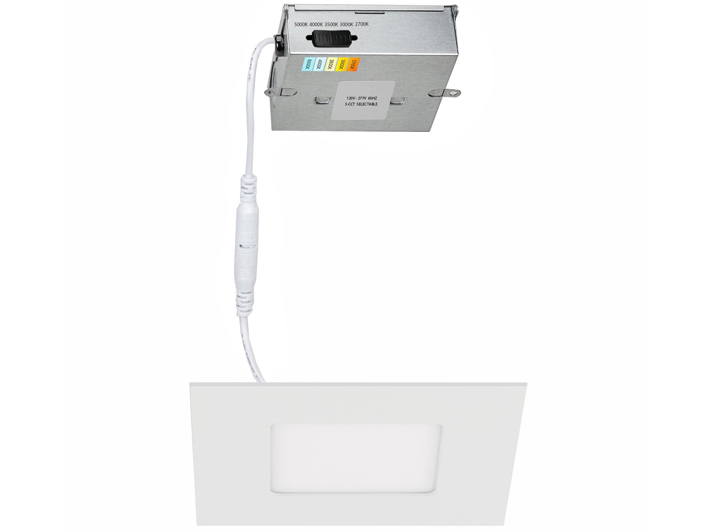 WAC Lighting Lotos 1-Light White Recessed Light