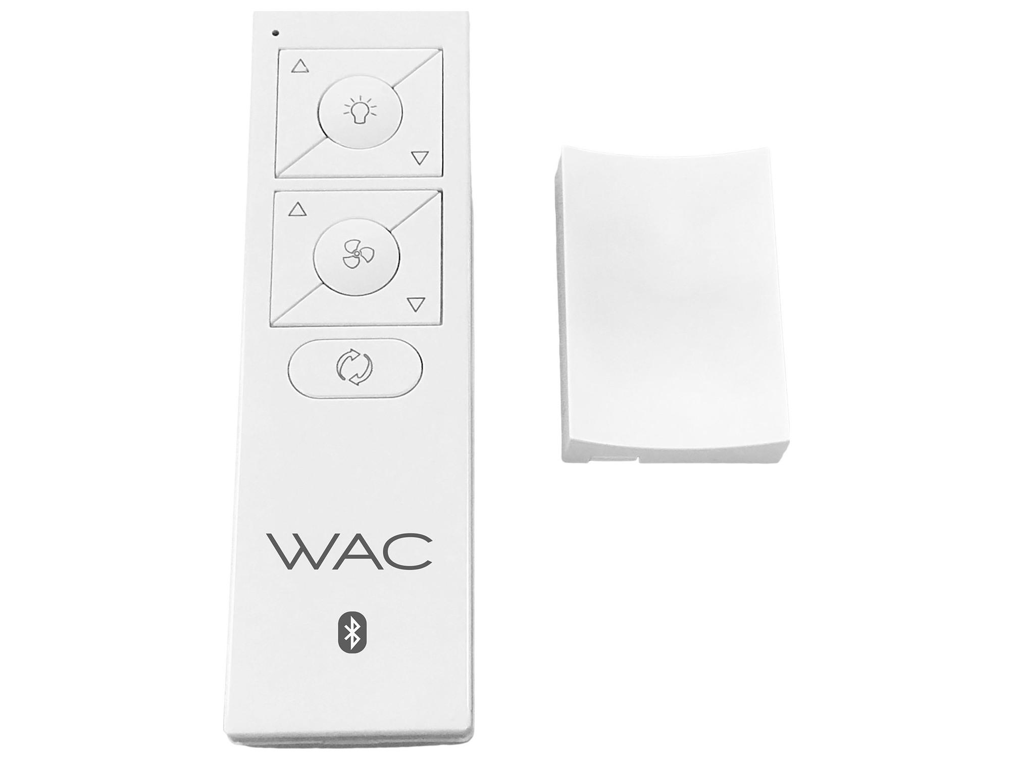 WAC Lighting Wireless Bluetooth Fan Remote Control with Wall Cradle