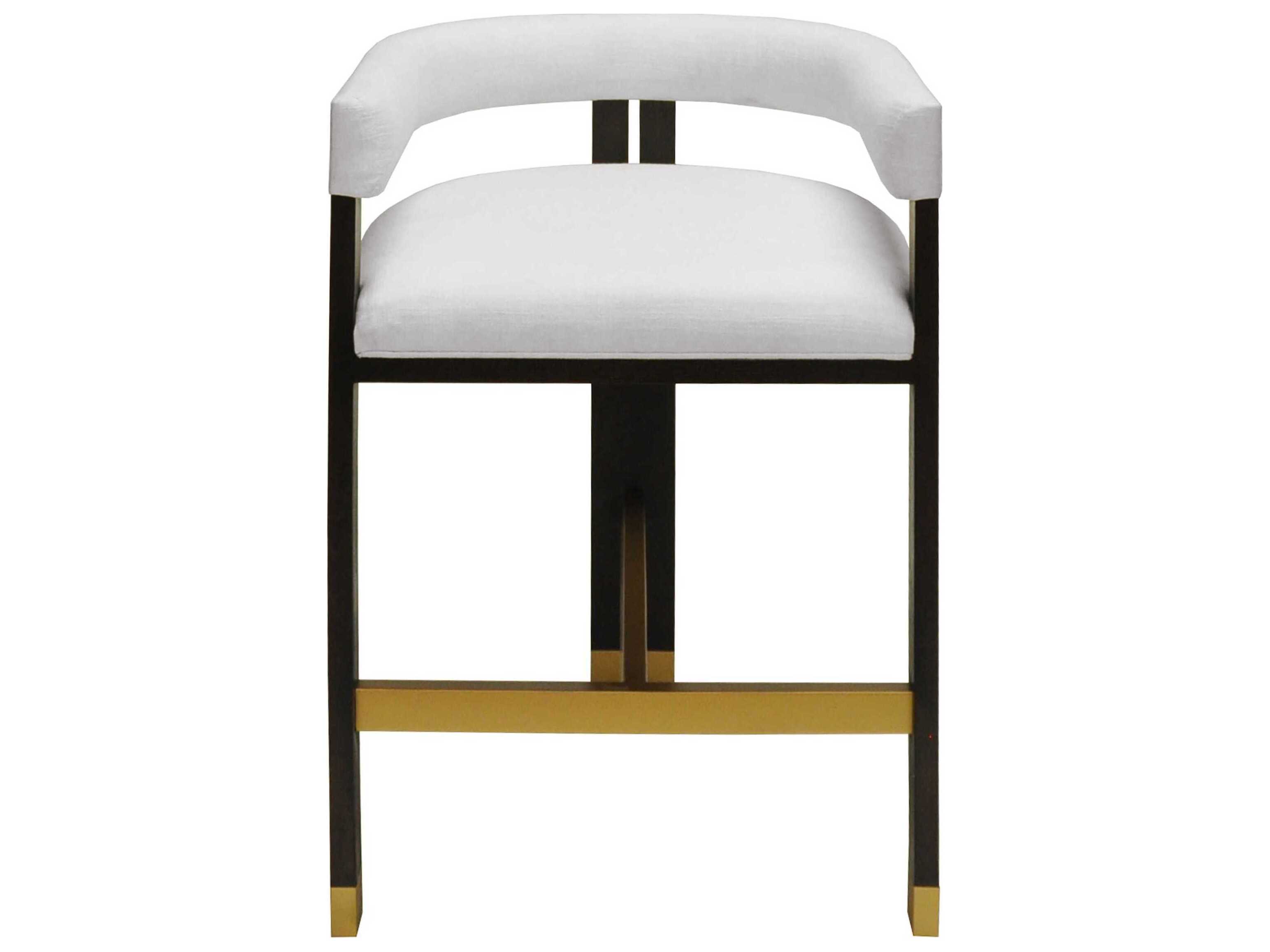 Worlds Away Upholstered Counter Stool